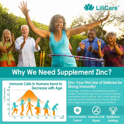 Vista 5 de Zinc Gummies 50mg + Quercetin & Bromelain, Vitamin C & D3, Copper, Selenium, Fermented Zinc Supplements for Women and Men for Immune Defense