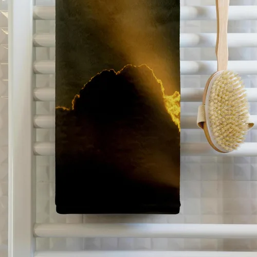 Vista 2 de 3dRose USA, Florida, Miami. Sunbeam - US10 MWT0002 - Michele Westmorland 22x30 Bath Hand Pool Towel