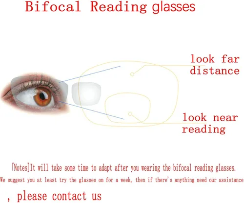 Vista 2 de Gafas de lectura multifocales fotocrómicas deportivas para hombres y mujeres, luz ultraligera transición bifocal, gafas de sol presbípicas