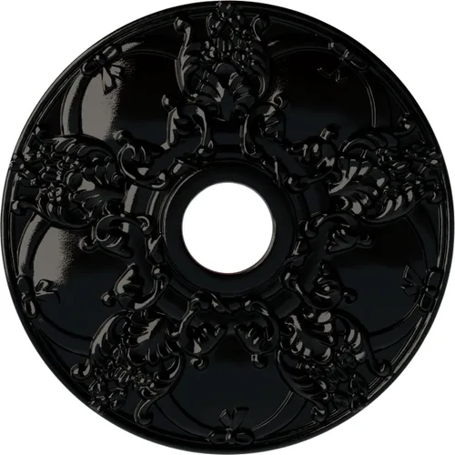 Vista 48 de Ekena Millwork CM18NOCGS Medallón de techo Norwich, 18.0 in de diámetro exterior x 3.4 in de diámetro interior x 1 3/8"P, pátina verde cobre pintado