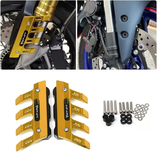 Vista 6 de Para MT07 MT-07 2013-2022 Protector de horquilla delantera de motocicleta Fender anticaída Slider Guard Accesorios Guardabarros