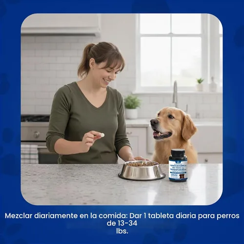 Vista 7 de Suplemento de apoyo hepático para perros medianos con silimarina (SAMe y silybina) S-adenosil-L-metionina (SAM-e) y silybum (cardo lechería)