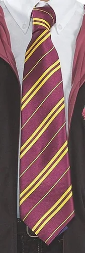 Vista 2 de Corbata de Harry Potter, talla única , Amarillo/Borgoña