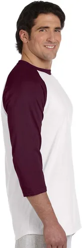 Vista 4 de Champion Camiseta de béisbol raglán para hombre