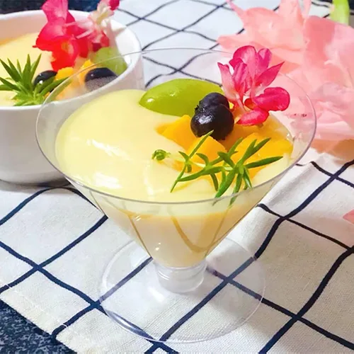 Vista 8 de Frcctre Paquete de 80 vasos de Martini de plástico de 5 onzas desechables, vasos de cóctel transparentes para postre, tazas de parfait, para tirador
