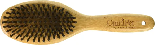 Vista 5 de Pro-Finish - Cepillo de cerdas con mango de bambú de 7.5 pulgadas, pequeño