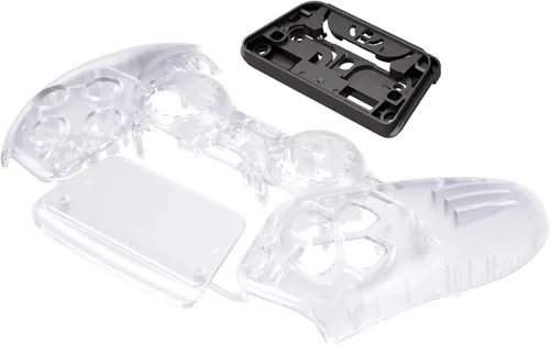 Vista 6 de eXtremeRate Full Set Shell with Buttons Touchpad Cover, Clear Custom Replacement Decorative Trim Shell Front Back Plates Compatible with p s 5