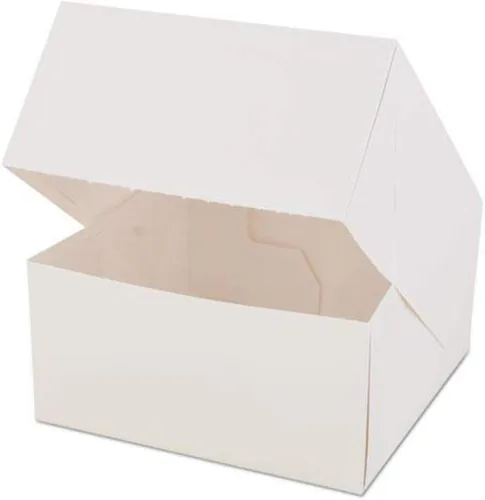 Vista 12 de SCT - Cajas para panadería blancas de una pieza, sin ventana, 4 x 2 x 5.5 pulgadas, blanco, papel, 250