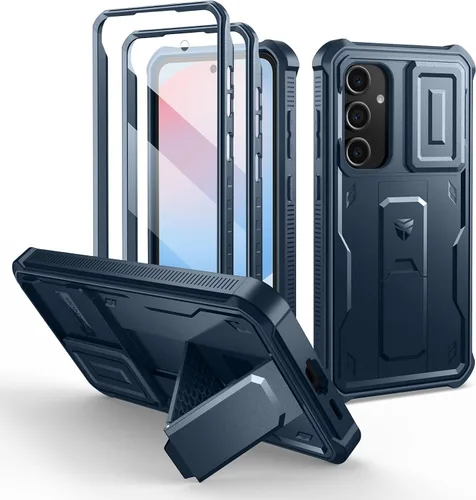 Vista 41 de Dexnor Funda para Samsung Galaxy S24 con Cubierta Deslizante Integrada para Cámara y Protector de Pantalla y Soporte, Funda Resistente a los Golpes