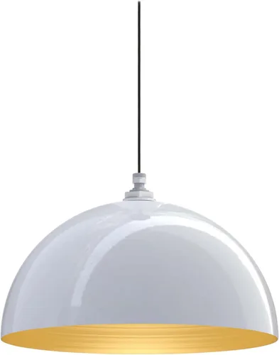 Vista 142 de Steel Lighting Co. Melrose - Lámpara colgante Montada en el techo Cúpula redonda de 18 pulgadas Estilo moderno contemporáneo de granja