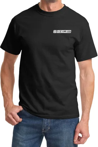 Vista 2 de Ford Mustang - Camiseta roja Shelby GT500 delantera y trasera