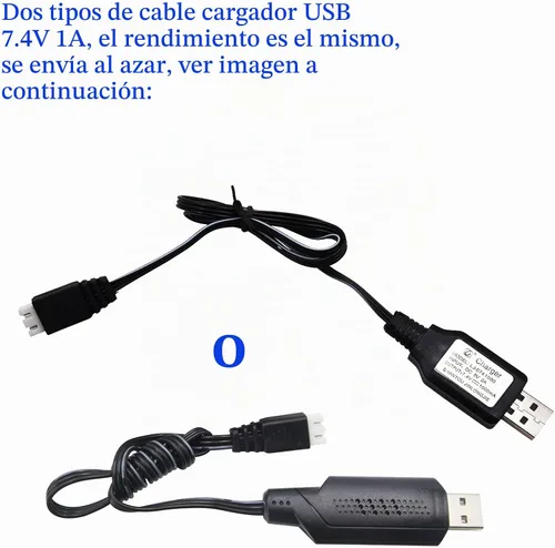 Vista 9 de Blomiky Paquete de 2 baterías recargables de iones de litio de 7.4V 1500mAh 15C con conector de enchufe T y cable USB para camión RC de alta
