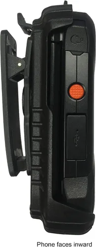 Vista 5 de Funda con clip compatible con Kyocera DuraXV Extreme E4810 Verizon, DuraXE Epic para AT&T E4830 y E4830NC, ajuste seguro, cierre de liberación