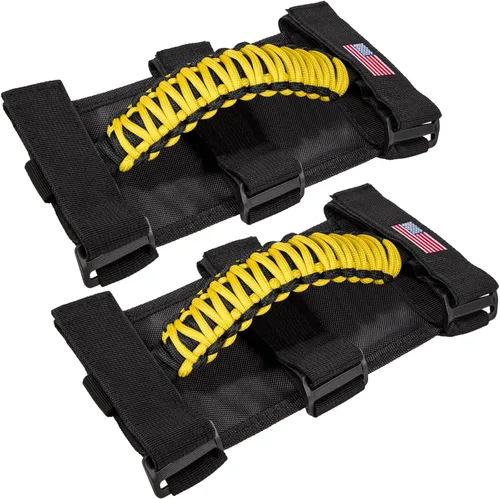 Vista 29 de Asas de agarre para Jeep Wrangler JK JKU JL JLU TJ YJ Sports Sahara Freedom Rubicon Unlimited Gladiator JT 1955-2023 UTV ATV Accesorios Premium 550