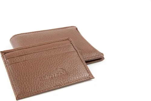 Vista 6 de WalletBe Billfold RFID Wallet de cuero para hombre Pebbled Marrón Cartera RFID