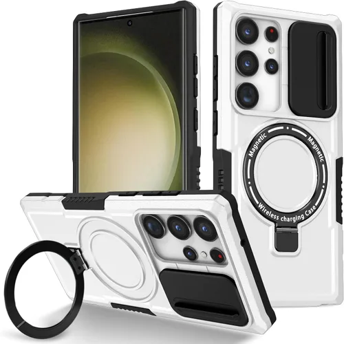 Vista 108 de Funda magnética para Samsung Galaxy Note 20 Ultra, soporte para teléfono, funda protectora mate a prueba de golpes, funda protectora para teléfono