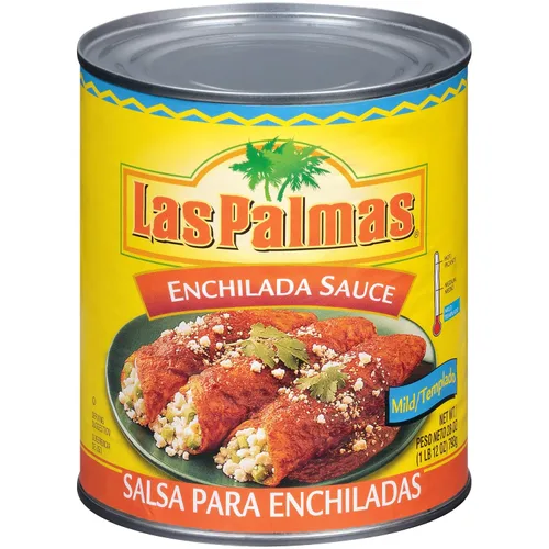 Vista 3 de Salsa para Enchiladas de Chile Verde Las Palmas, Mediana, 10 Onzas