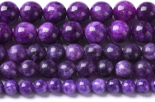 Vista 30 de 60 cuentas sueltas de piedra natural de turquesa africana de 0.236 pulgadas (6 mm) para hacer joyas, pulseras de bricolaje
