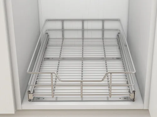 Vista 8 de Organizador de gabinete extraíble de 9 pulgadas de ancho x 17 pulgadas de profundidad, cajones deslizantes para organizadores de cocina