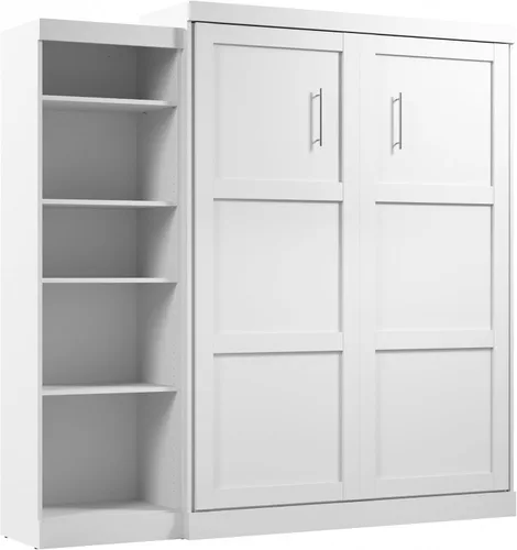 Vista 23 de Bestar Cama Murphy completa, gris corteza, pur, 59 W