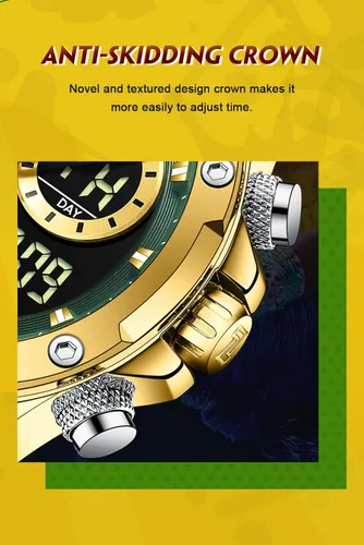 Vista 9 de NAVIFORCE Reloj digital militar para hombre movimiento de cuarzo japonés analógico resistente al agua reloj deportivo de cuero multifuncional