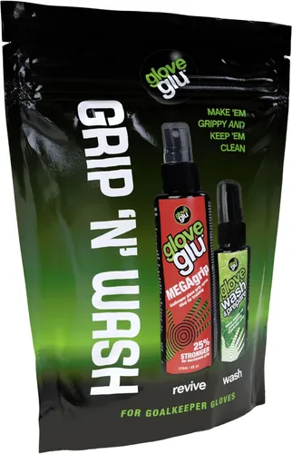 Vista 12 de gloveglu - Guantes de portero en espray Guantes de portero de 4.1 fl oz en aerosol MEGAgrip + guante de portero de 1.7 fl oz en aerosol para lavar