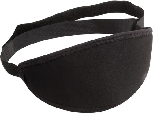 Vista 2 de Aqua Trident - Correa de neopreno para máscara con ajuste de gancho y bucle, color negro y rojo