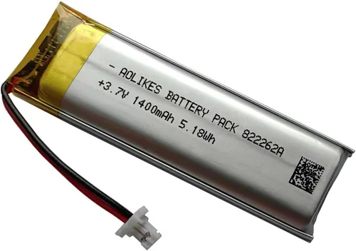 Vista 2 de AOLIKES Reemplazo de batería de 3.7 V 1400 mAh para auriculares Bluetooth de motocicleta Sena 50R, 50R-01, repuesto de batería SP76