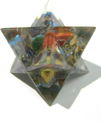 Vista 2 de Turmalina negra (una sola pieza) Piedra preciosa Merkaba Star Crystal Curación Reiki Feng Shui Energía Psíquica Hombres Mujeres Regalo Suerte