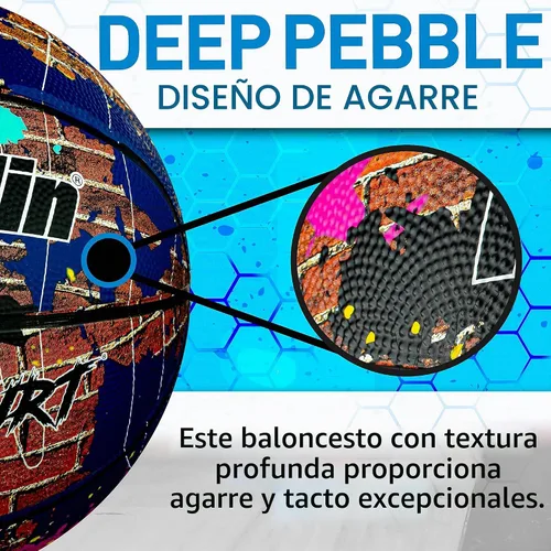 Vista 4 de Franklin - Balón de baloncesto duro para interiores y exteriores, tamaño oficial, 1 unidad