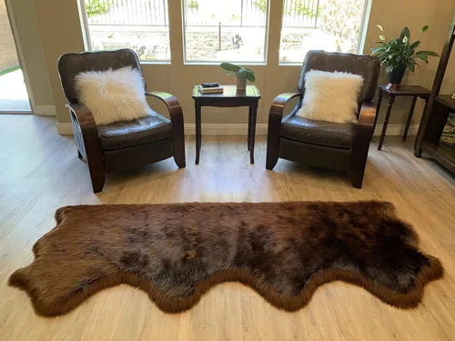 Vista 82 de LAMBZY Alfombra de pelo de oveja sintética, hipoalergénica, súper suave, sedosa para sala de estar, habitación de los niños, sofá