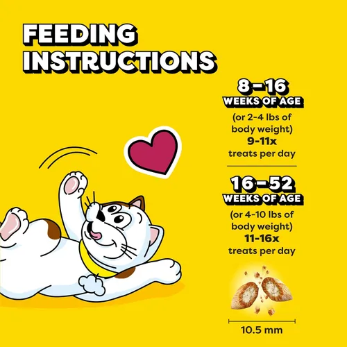 Vista 8 de Temptations Kitten Crunchy and Soft Cat Treats sabor pollo y lácteos, bolsa de 3 onzas, (paquete de 12)