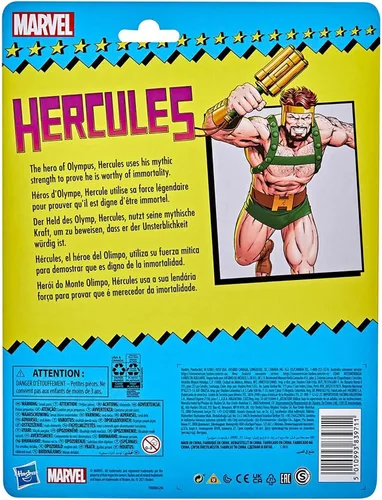 Vista 5 de Marvel Classic Marvel Legends Hercules - Figura de acción de 6 pulgadas, multicolor, tamaño estándar (F1138)