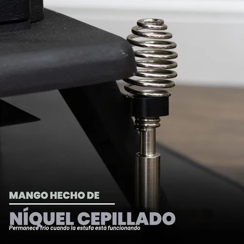 Vista 11 de Estufa de Madera de Cleveland Iron Works, Tasa de Quema Única, Modelo Erie