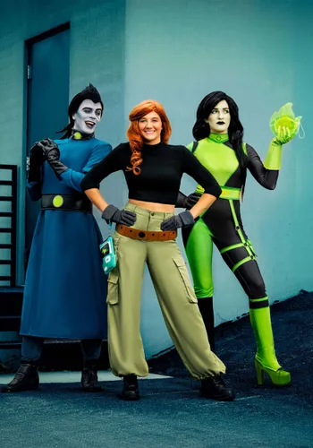 Vista 5 de Disfraz Deluxe de Disney Kim Possible para Mujer Talla Plus Multicolor