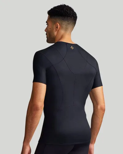 Vista 10 de Tommie Copper Camiseta de compresión con corrector de postura para hombre, con protección solar UPF 50