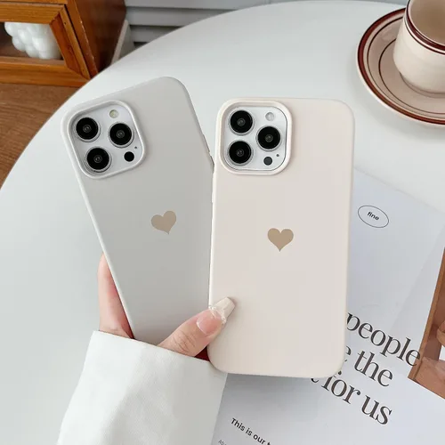 Vista 2 de Funda de silicona para iPhone 14 Pro Max para mujeres y niñas, con forro de microfibra suave antiarañazos, funda protectora para iPhone 14 Pro Max
