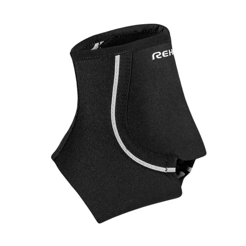 Vista 2 de Rehband Soporte de tobillo de neopreno de 0.069 pulgadas/0.118 pulgadas, soporte ligero para deportes y trabajo, se ajusta al zapato y estabiliza