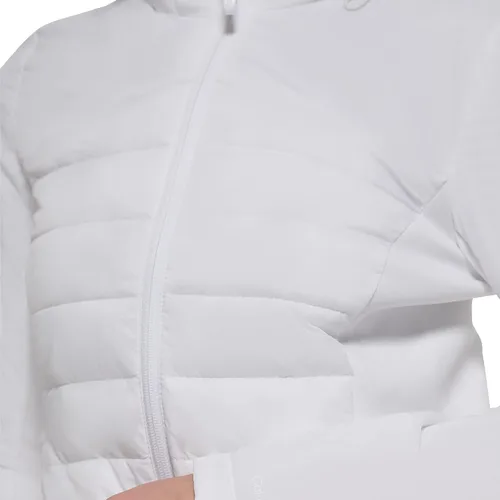 Vista 5 de Calvin Klein Paneles laterales ligeros de buceo para mujer con capucha y bolsillos con cremallera