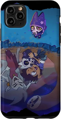 Vista 13 de Funda para iPhone 16 Adorable tiny demon with skull mask and horns