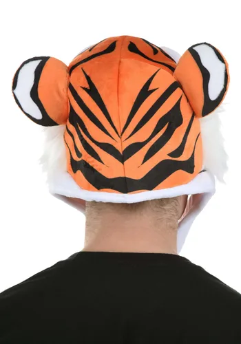 Vista 2 de Gorro Peluche Jawesome de Tigre Multicolor