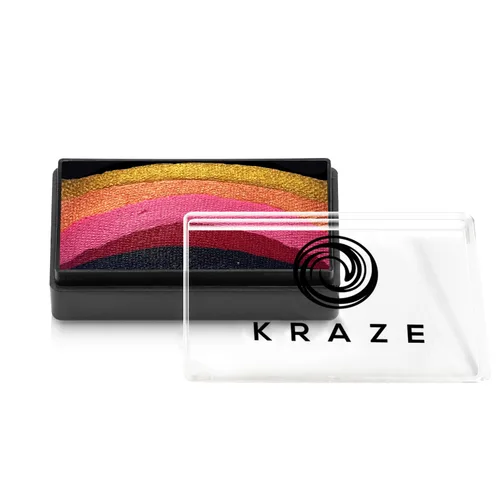 Vista 9 de Kraze FX Dome Stroke The Royal Family - Cleopatra (0.88 oz), pintura profesional de cara y cuerpo de un solo trazo, pintura facial y corporal