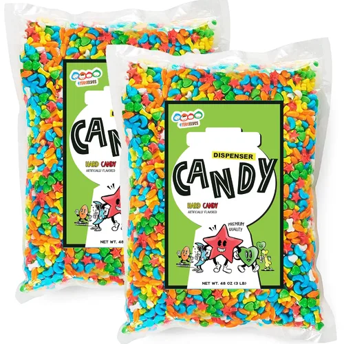 Vista 12 de Wee Winkers - 5 libras de caramelos a granel para máquina de dulces, el relleno perfecto para tu máquina de chicles, formas variadas con sabor a