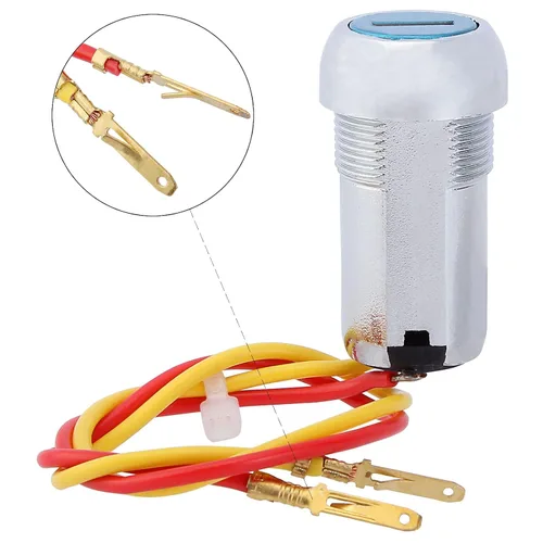 Vista 7 de Interruptor de llave de encendido universal de 2 cables para motocicleta, ATV, bicicleta eléctrica, Quad Scooter eléctrico, Go Kart, ciclomotor