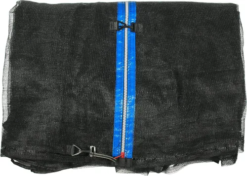 Vista 3 de Red de recinto de cama elástica de 14 pies con postes universales de repuesto y accesorios (solo apto para trampolín de 14 pies con 6 postes)