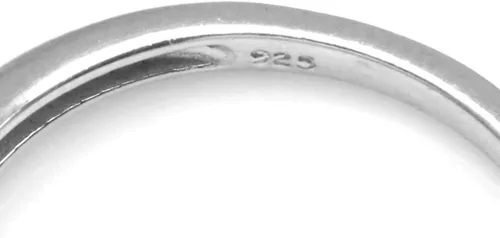 Vista 4 de Silvershake - Anillo de plata de ley 925 con forma cuadrada de 3 puntas