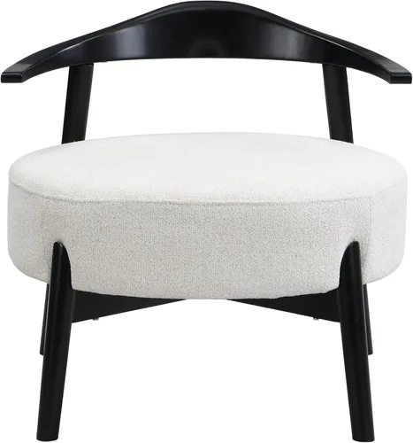 Vista 6 de Christopher Knight Home Ipomoea - Silla decorativa de respaldo bajo, silla de sala de estar, silla cómoda para dormitorio, silla auxiliar de madera