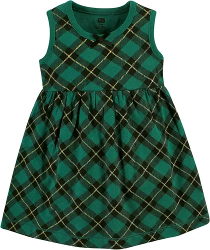 Vista 5 de Hudson Baby - Conjunto de vestido y cárdigan de algodón para niña