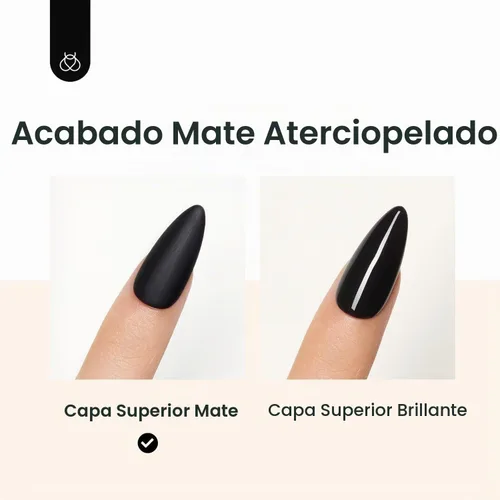 Vista 3 de Beetles - Capa superior de gel mate para esmalte de gel, 1 unidad de 0.5 fl