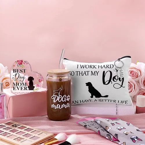 Vista 2 de Accesorios de escritorio con temática Croknit, tazas de café para mascotas, Como se muestra en la imagen., Perro